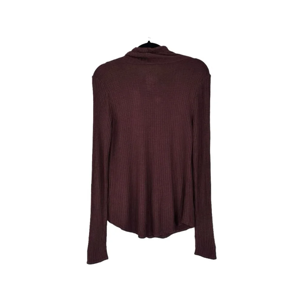 Chaser Waffle Knit Cowl Neck Top - Picture 5 of 5